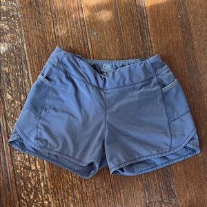 Athletic Girls' blue/purple record Breaker Shorts